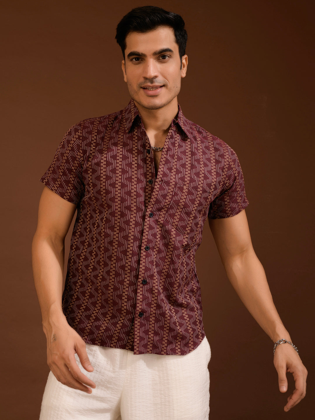 TANDUL  Men Regular Fit Printed Casual Shirt