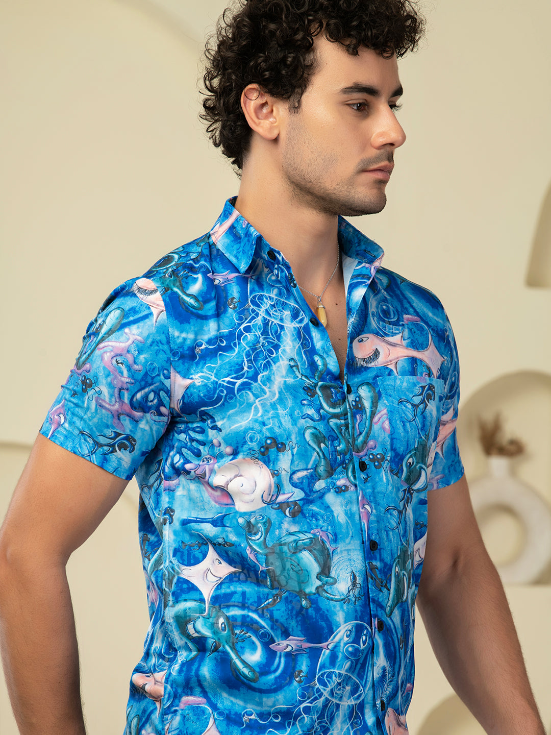 TANDUL Men Printed Casual Multicolor Shirt