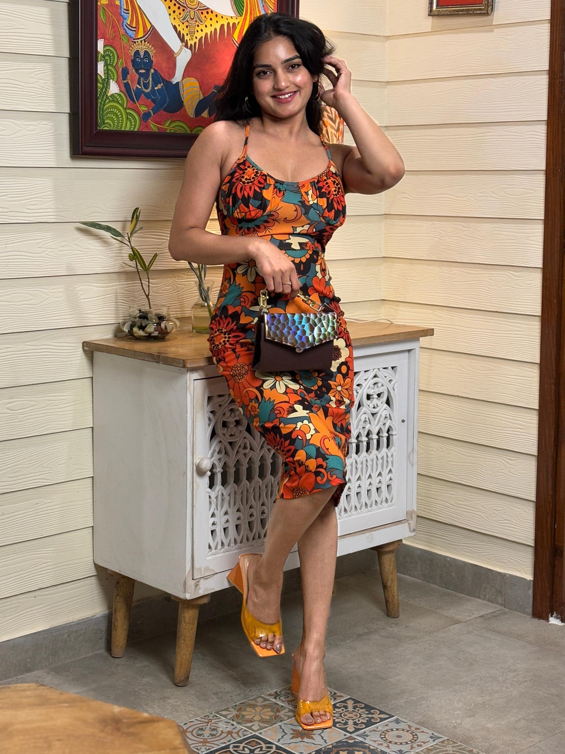 TANDUL Women Multicolor Floral Printed Dress