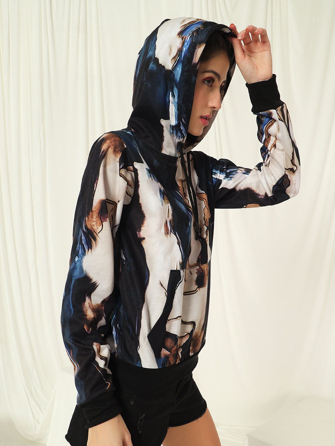 TANDUL  Women Full Sleeve Printed Sweatshirt