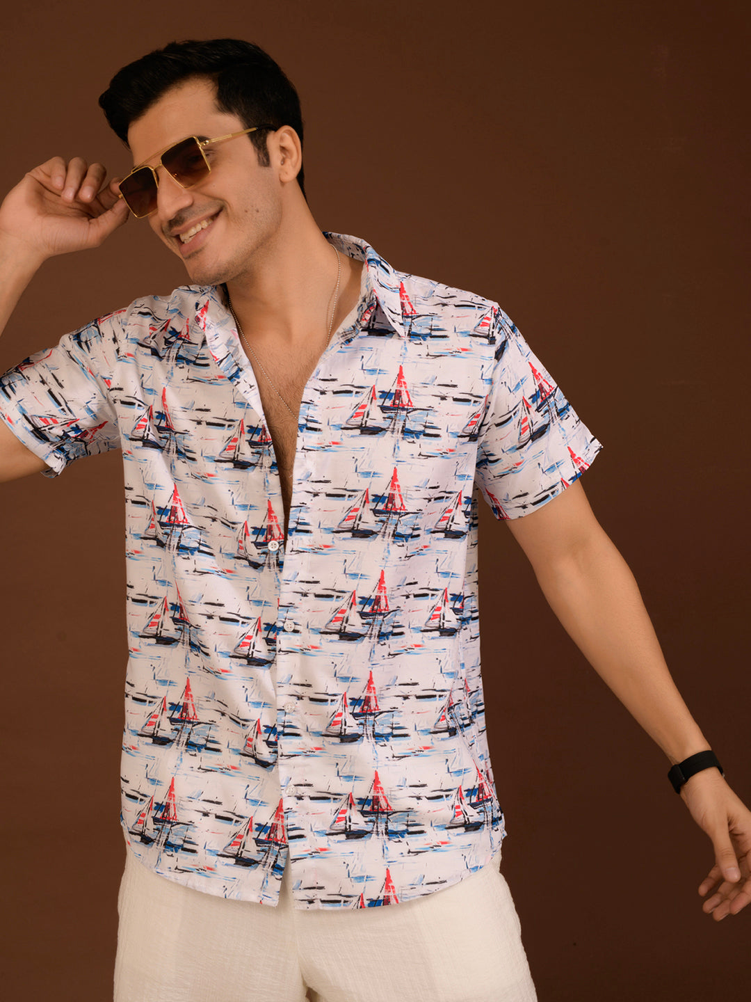 TANDUL  Men Regular Fit Printed Casual Shirt