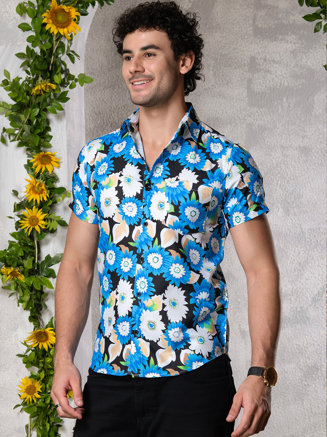 TANDUL Men Printed Casual Multicolor Shirt