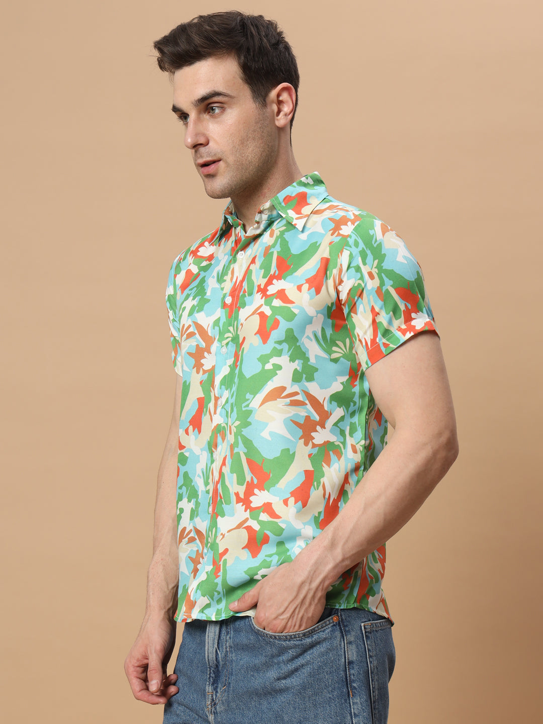 TANDUL Men Regular Fit Printed Casual Shirt