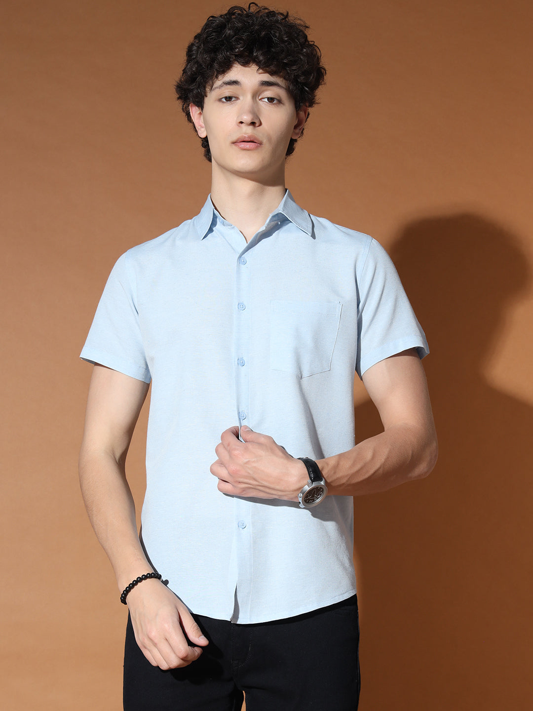 TANDUL  Men Regular Fit Solid Casual Shirt