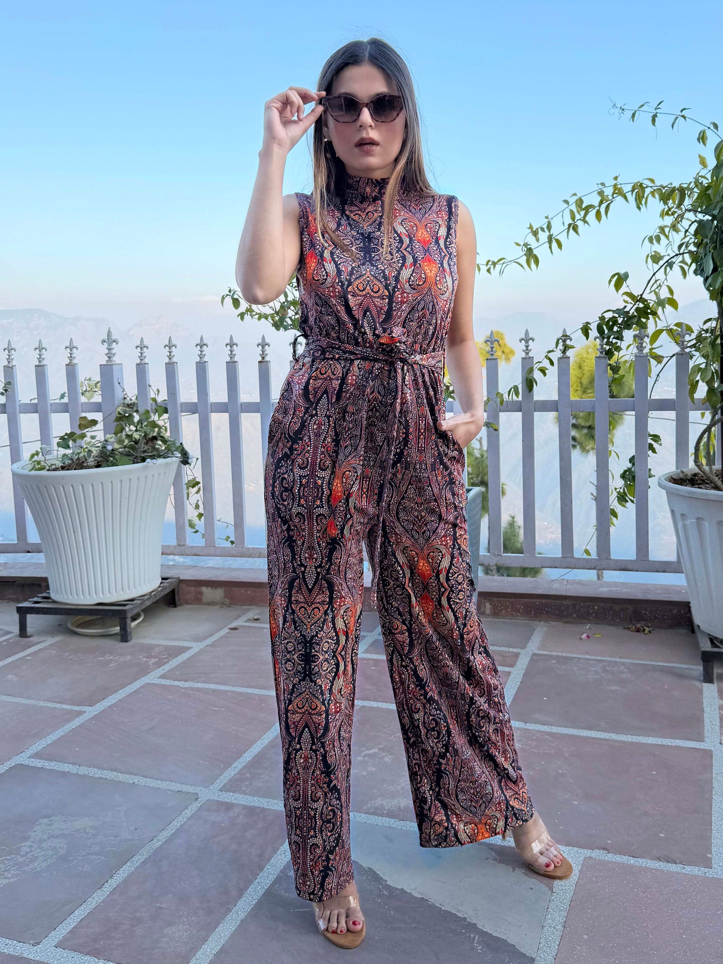 TANDUL Women Multicolor Printed Jumpsuit