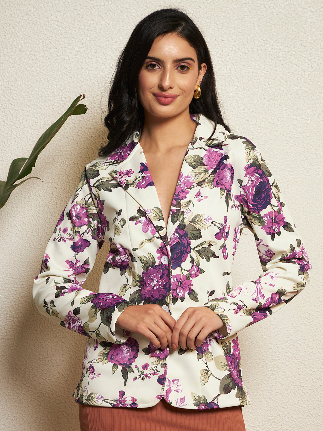 TANDUL Women Multicolor Floral Printed Blazer