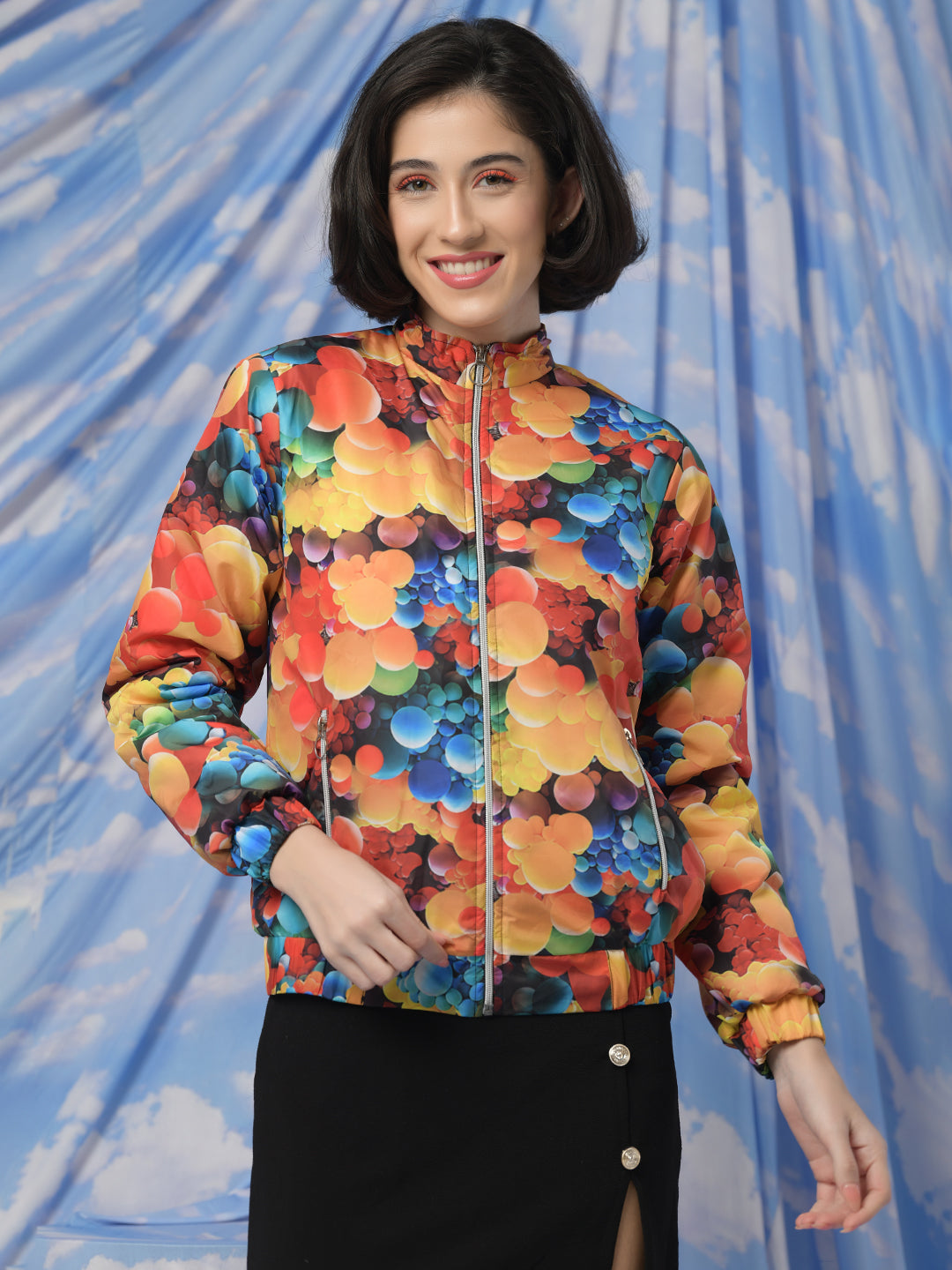 TANDUL  Women Printed Puffer Jacket