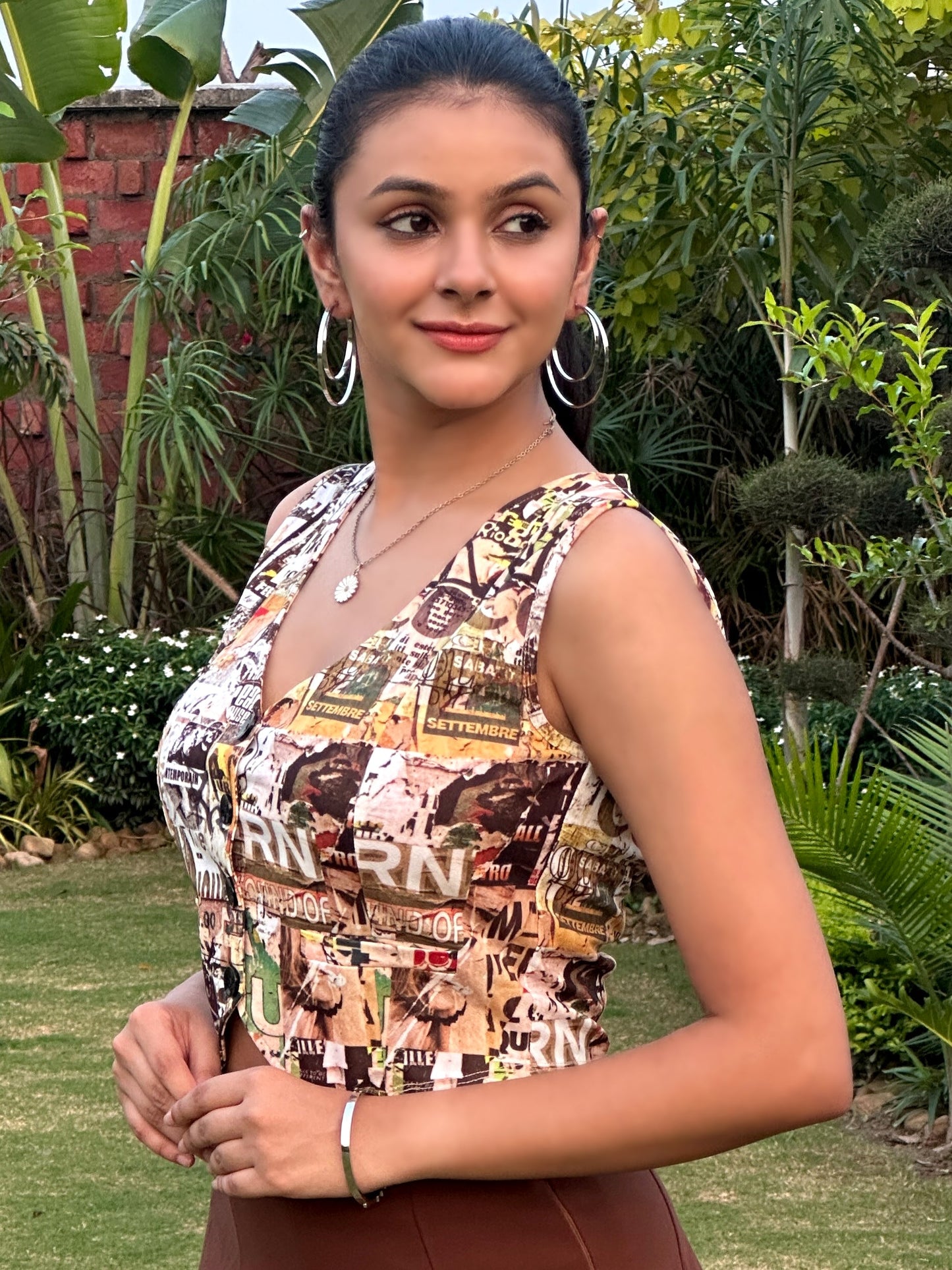 TANDUL Women Multicolor Printed Waistcoat