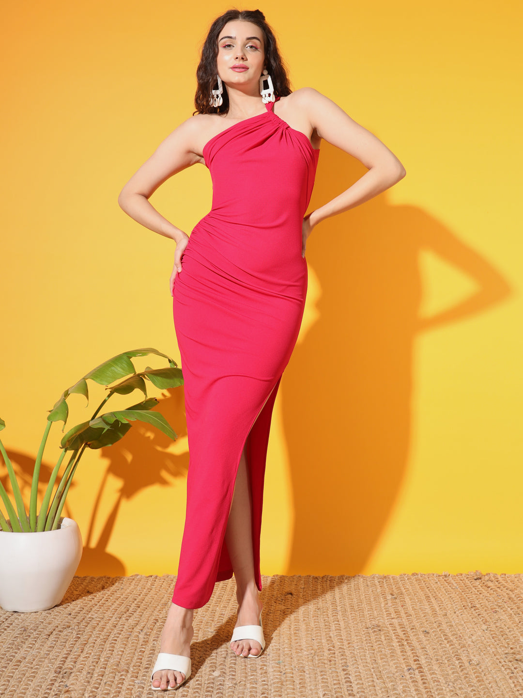 TANDUL  Women Bodycon Pink Dress