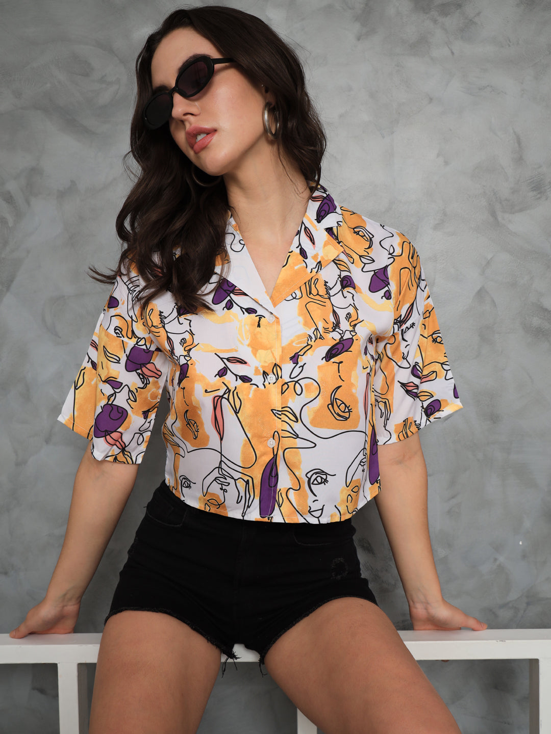 TANDUL Women Regular Fit Printed Casual Shirt