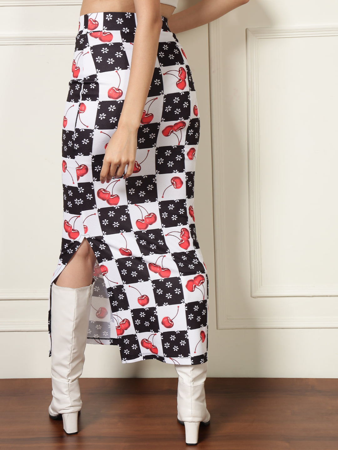 TANDUL Women Cherry Printed Skirt