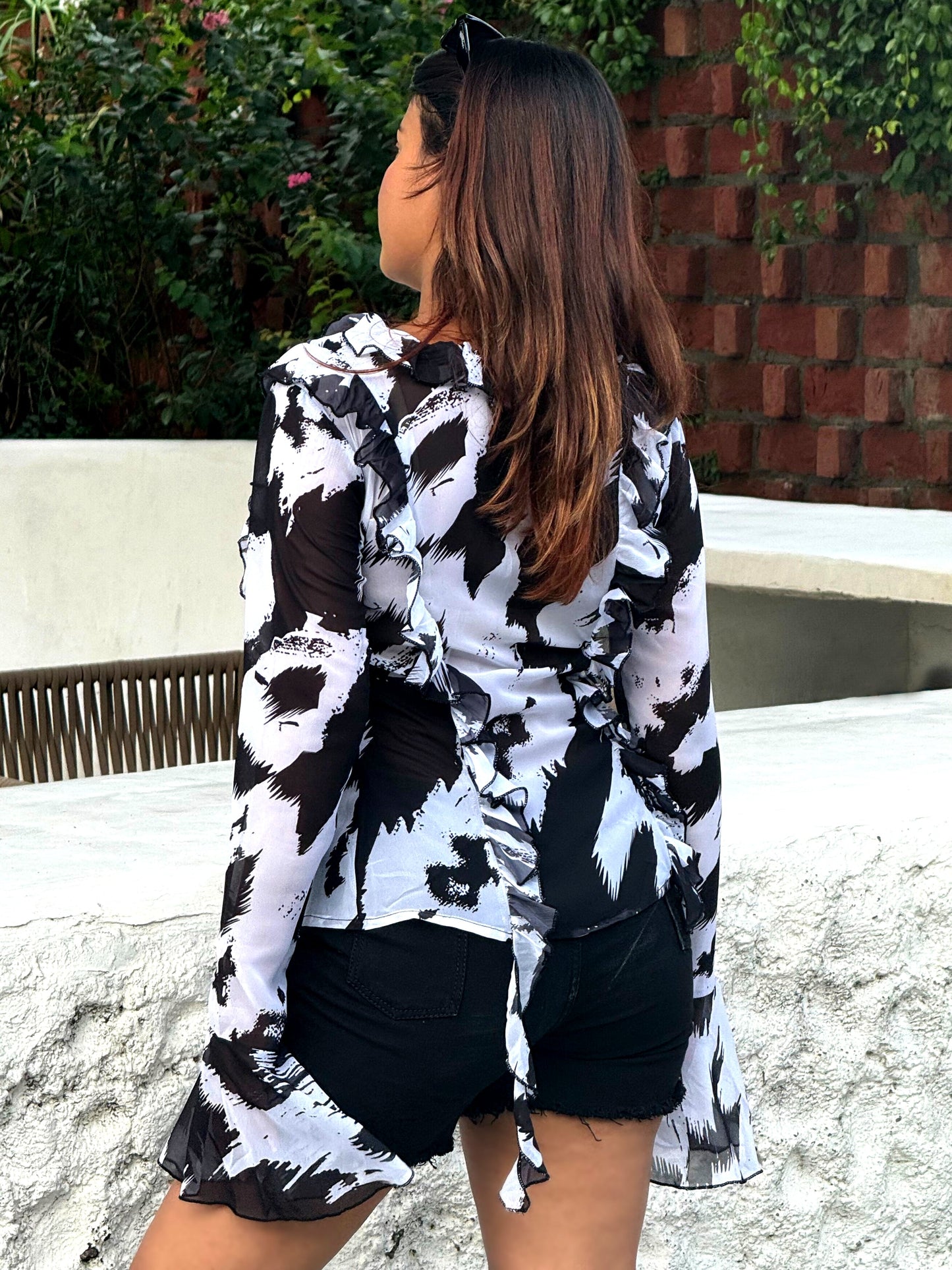 TANDUL Women Multicolor Georgette Top