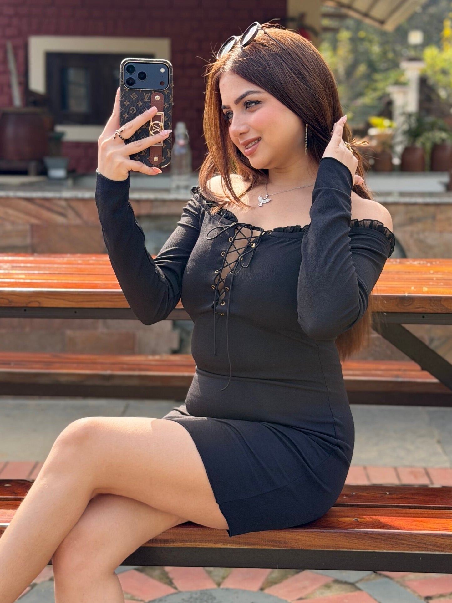 TANDUL Women Bodycon Black Dress