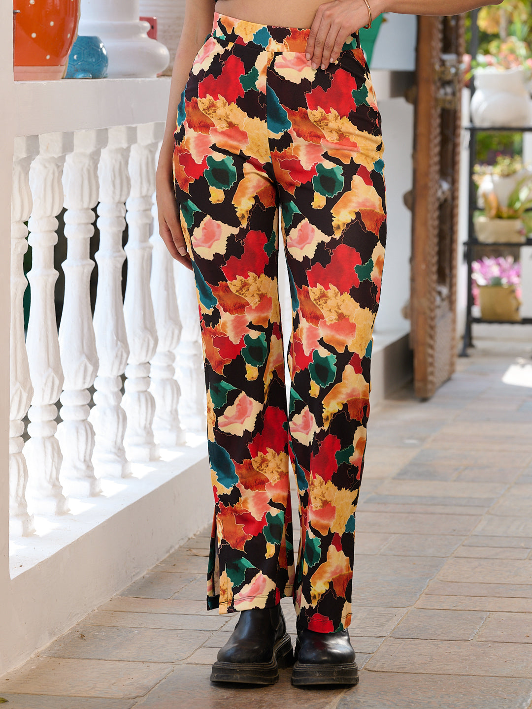 TANDUL Women Multicolor Printed Trouser