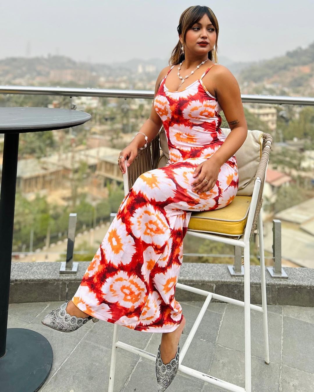 TANDUL  Women Maxi Multicolor Dress