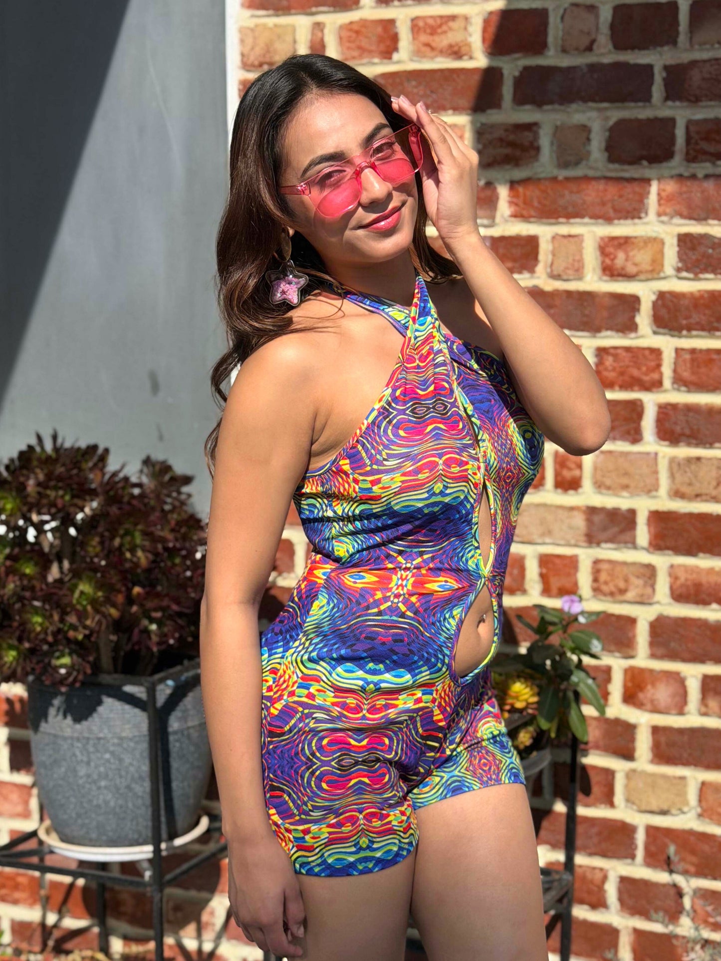 TANDUL Women Multicolor Printed Playsuit