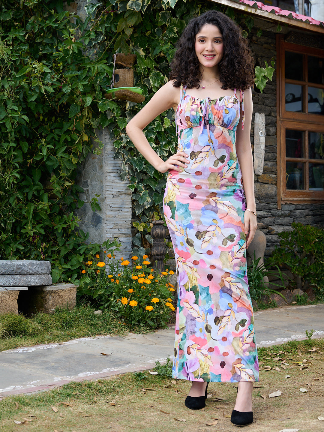 TANDUL Women Multicolor Floar Printed Dress