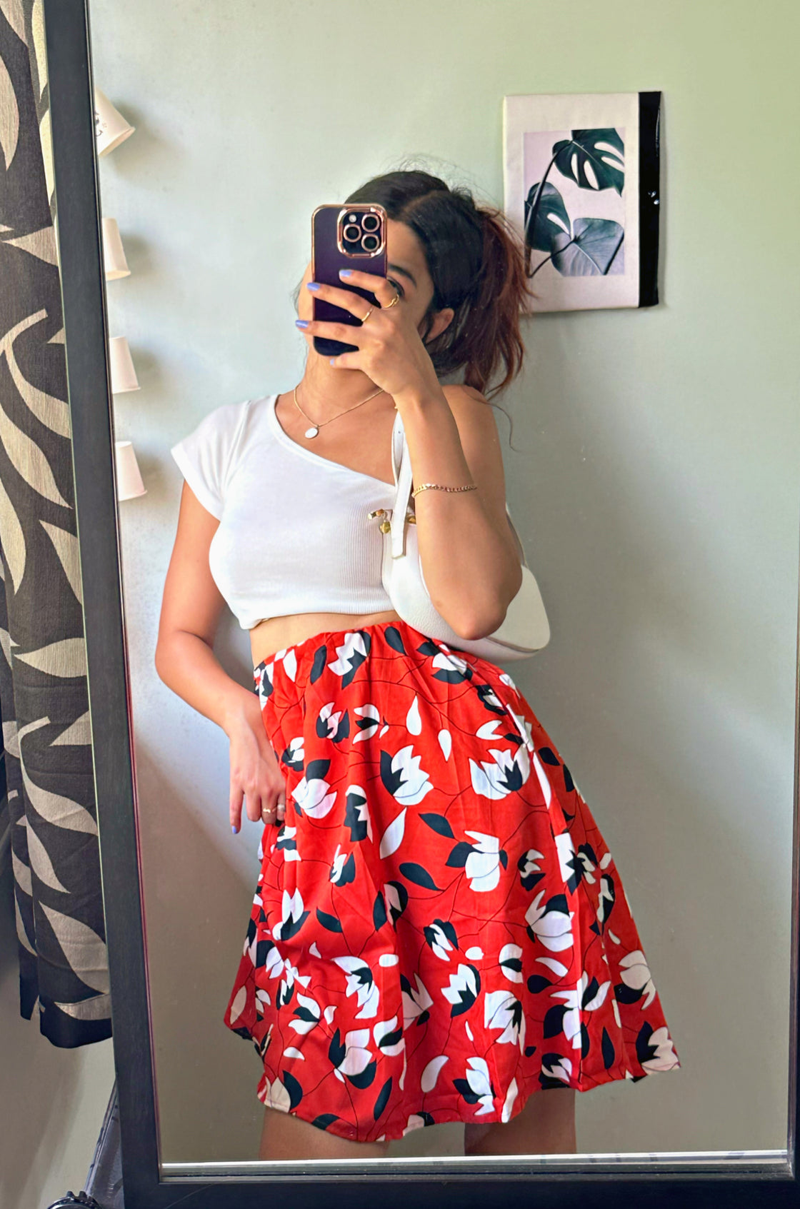 Women Printed Regular Multicolor Skirt