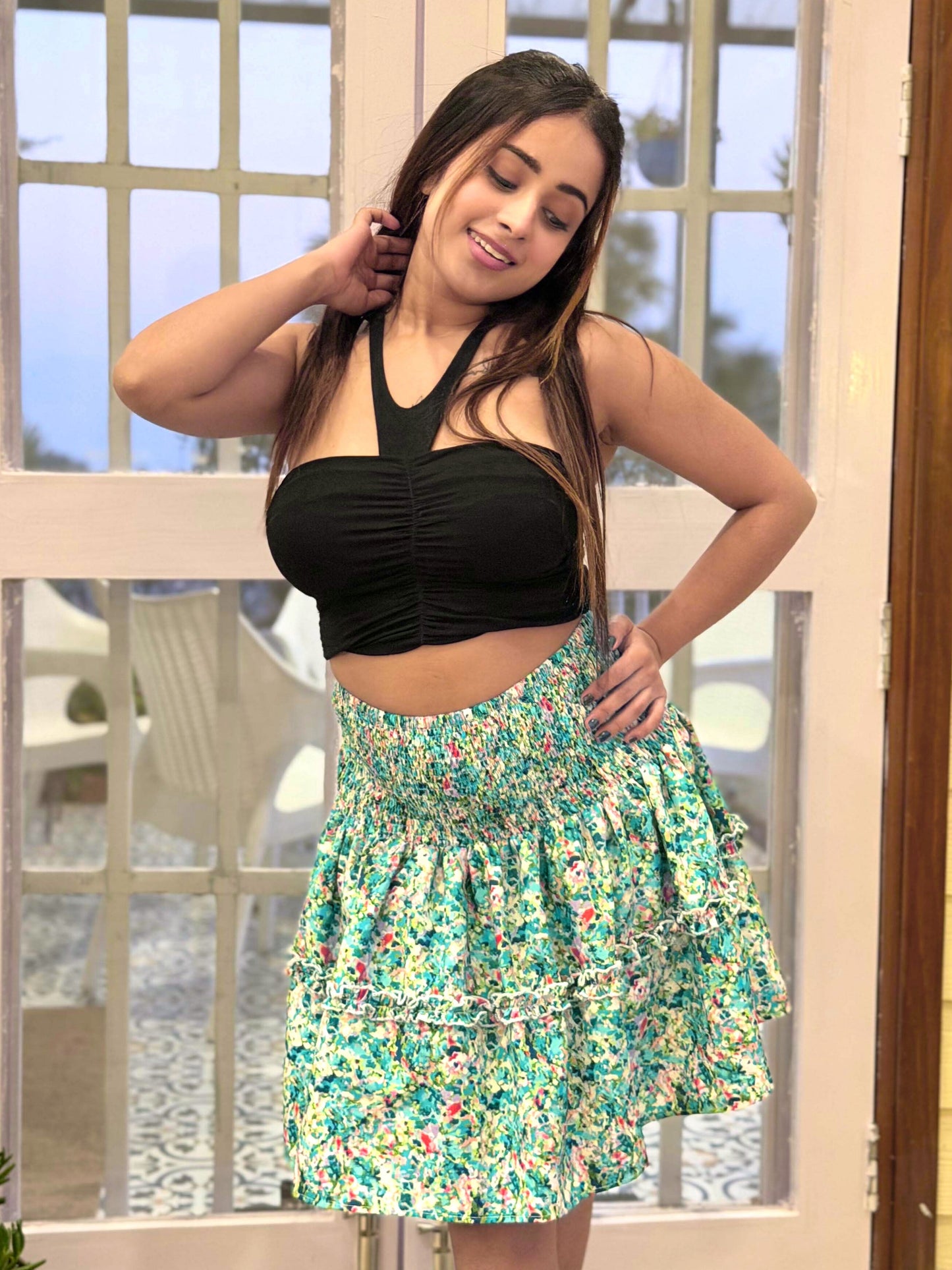 TANDUL Women Stunning Floral Printed Skirt