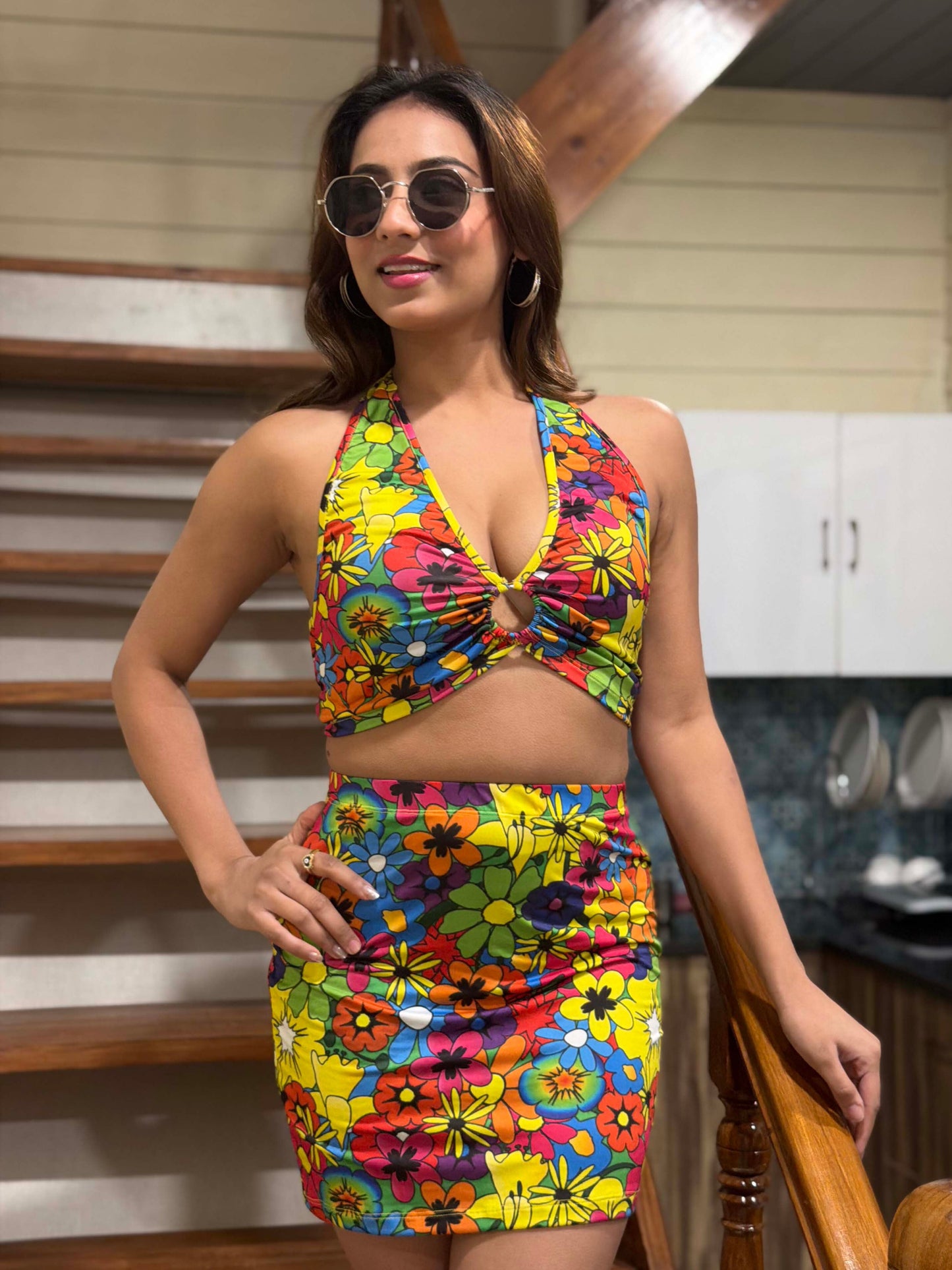 TANDUL Women Multicolor Floral Printed Co-ord Set