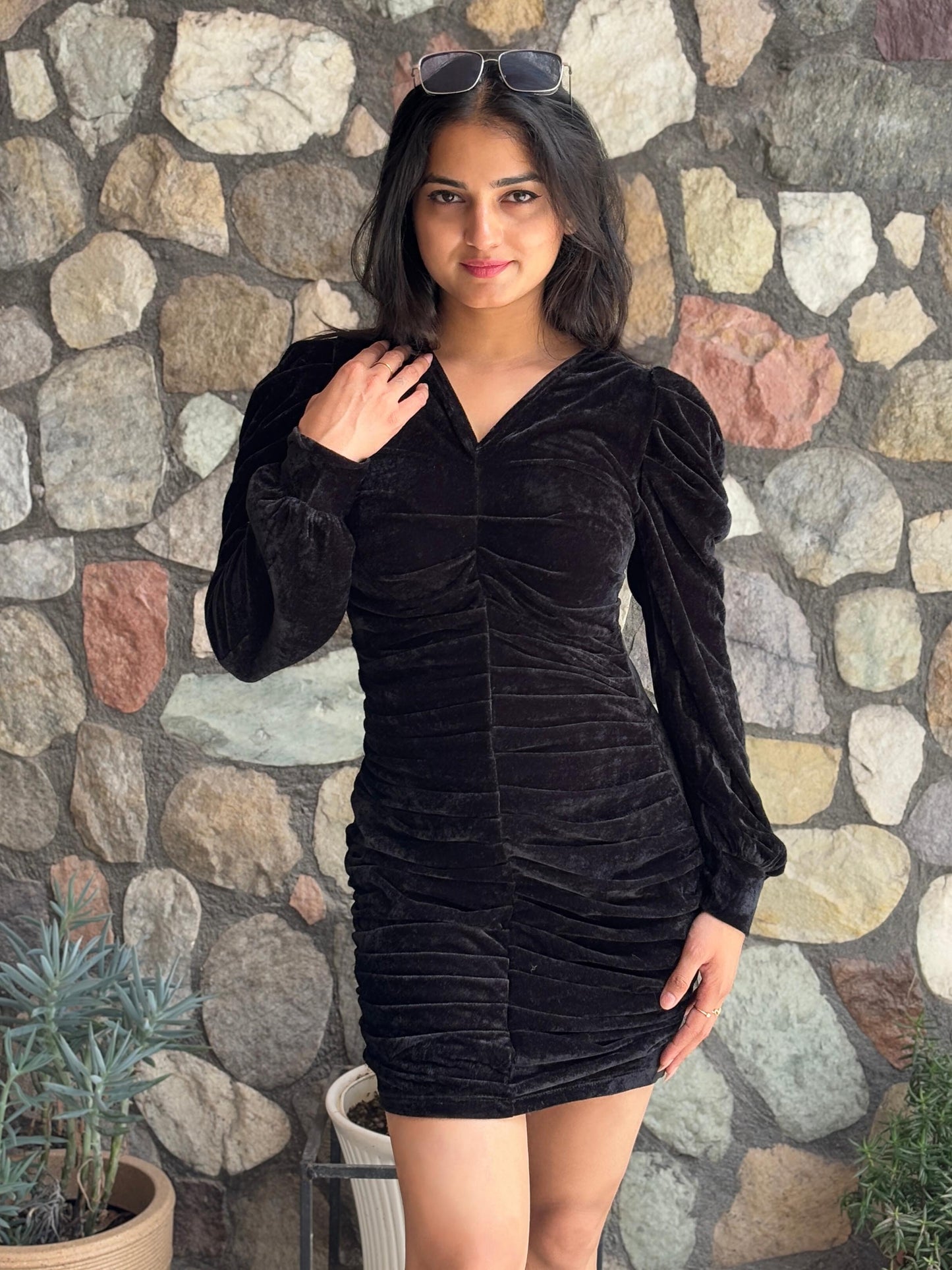 Women Bodycon Black Dress