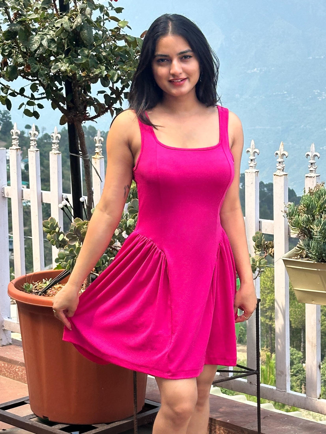 TANDUL Women Stunning Pink Dress