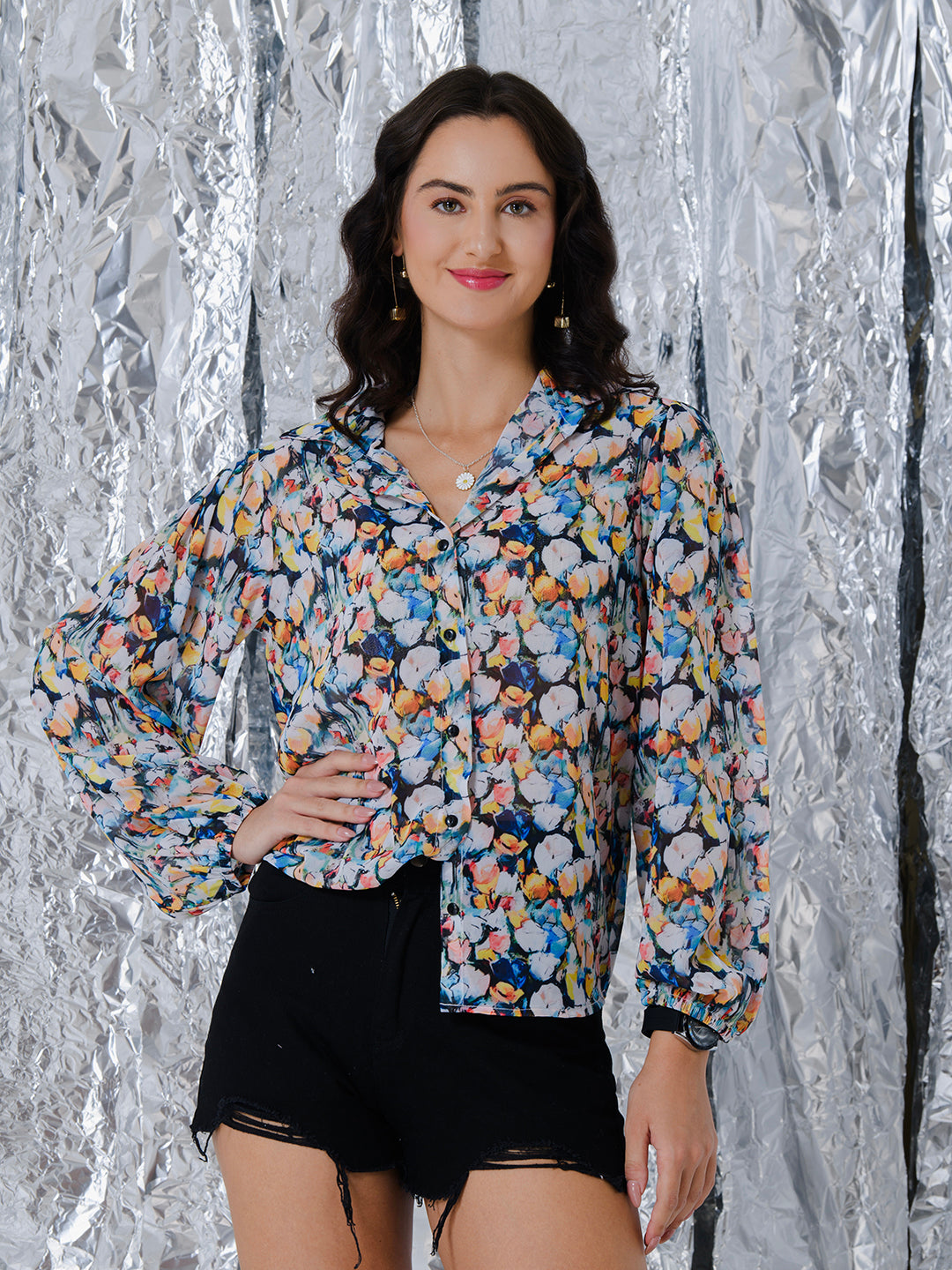 TANDUL  Women Regular Fit Printed Casual Shirt