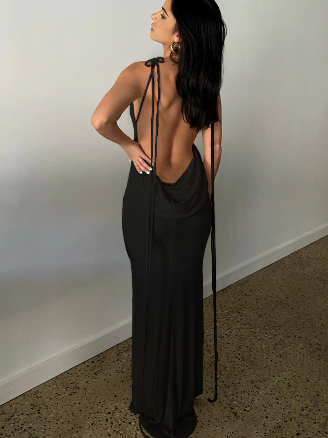 TANDUL  Women Bodycon Black Dress