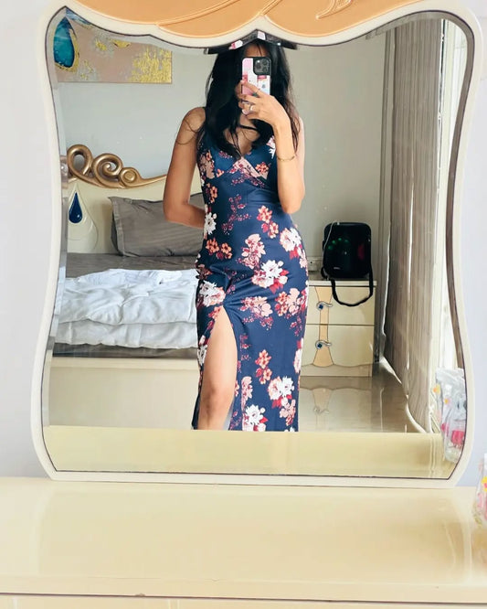 Women Bodycon Multicolor Dress
