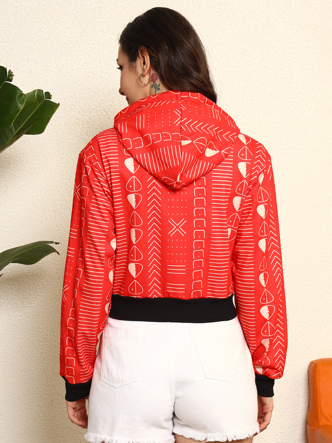 TANDUL Women Striking Red Jacket