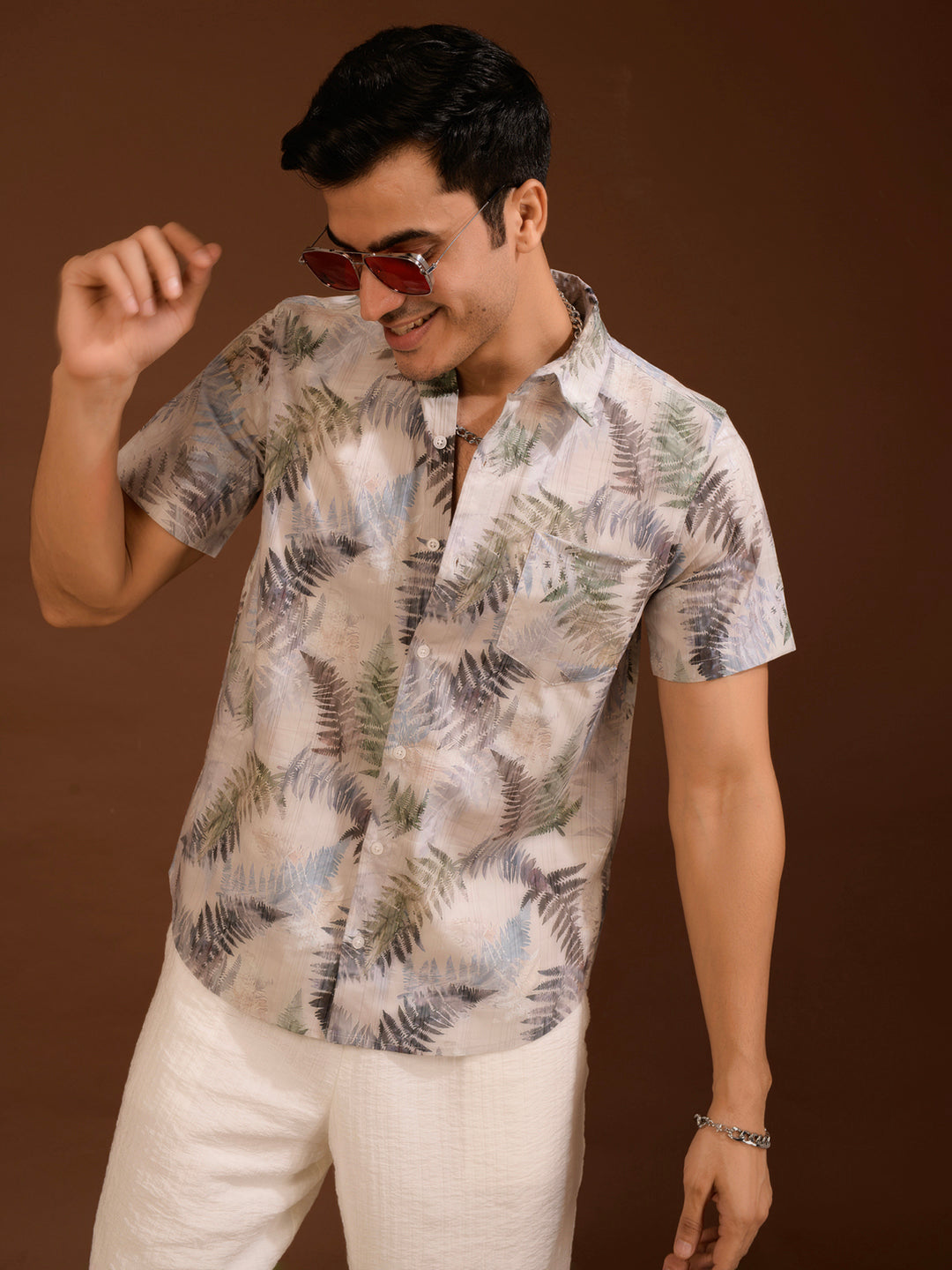 TANDUL  Men Regular Fit Printed Casual Shirt