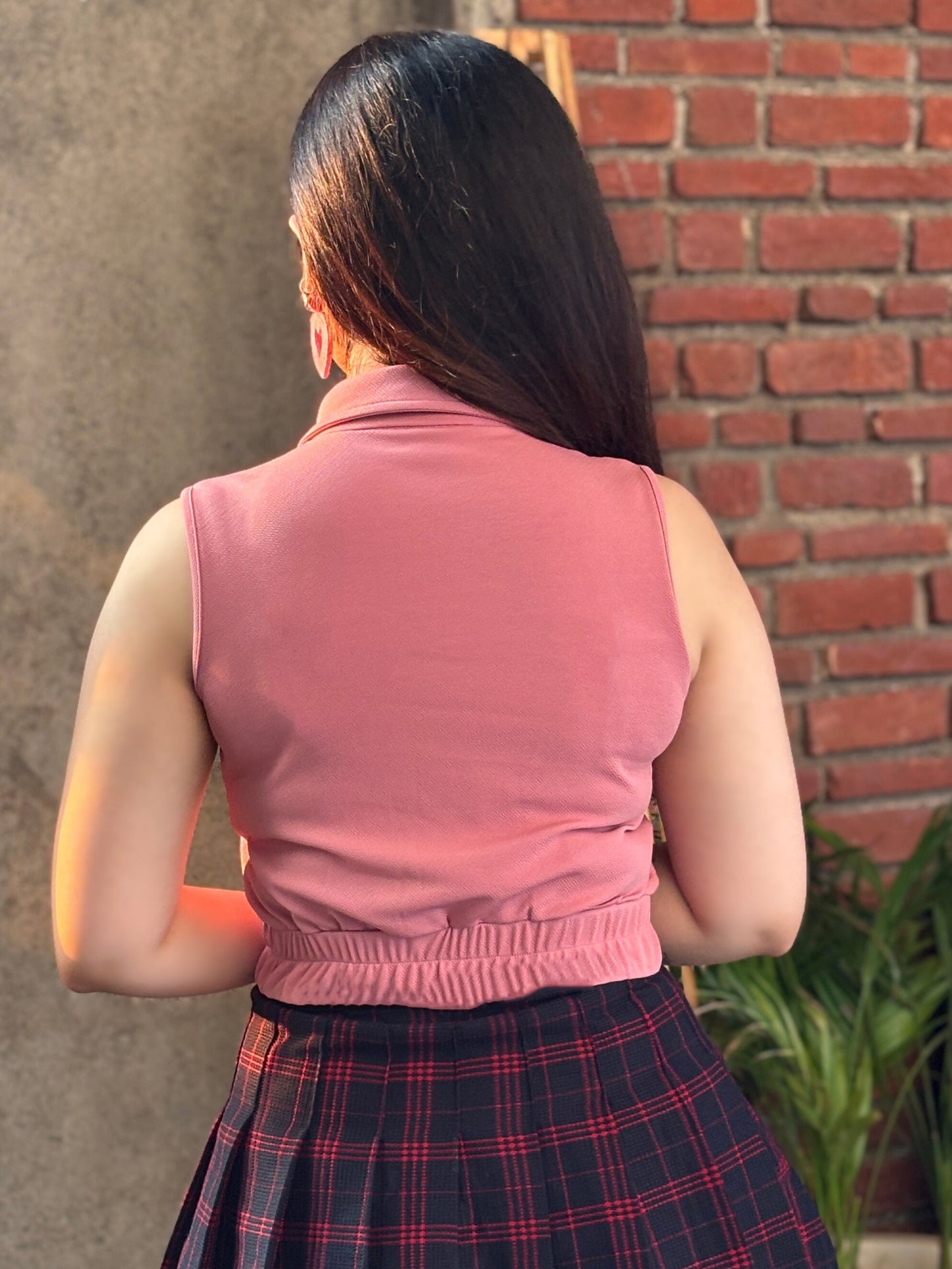 TANDUL Women Pink Jacket Style Top