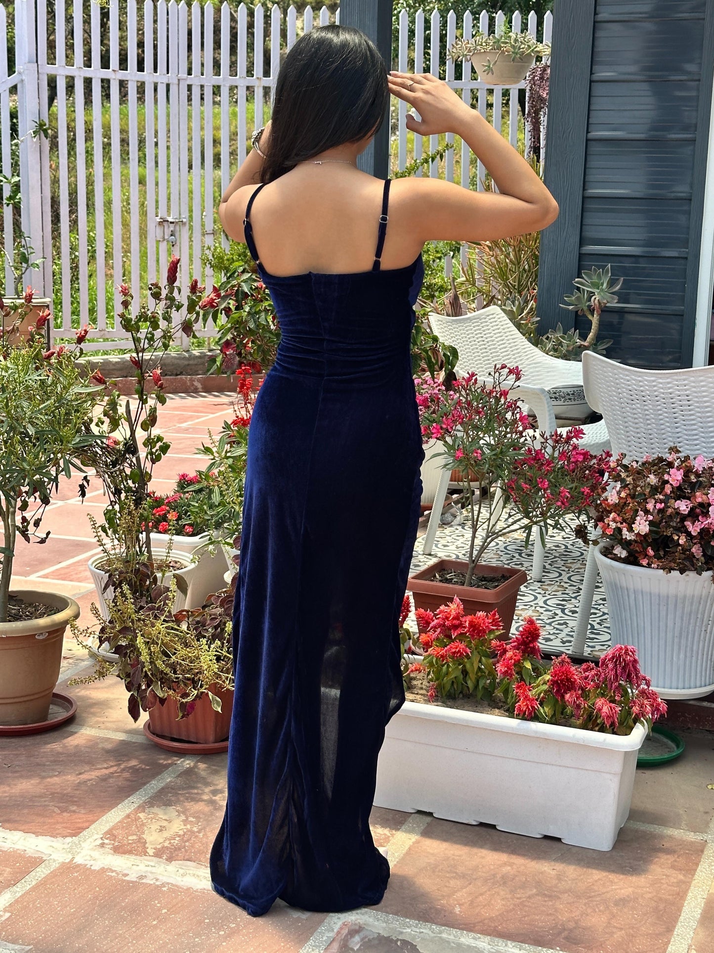 Women Bodycon Blue Dress