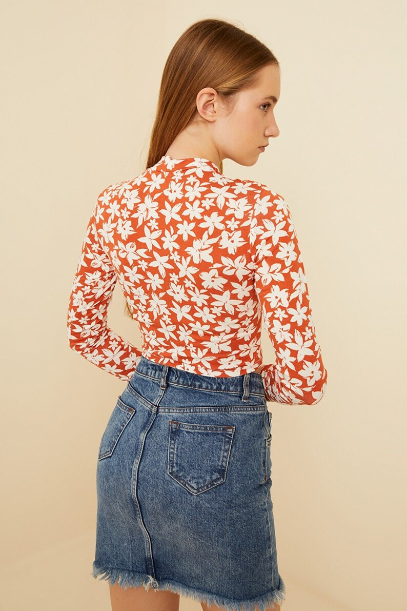 TANDUL Casual Regular Sleeves Printed Women Multicolor Top