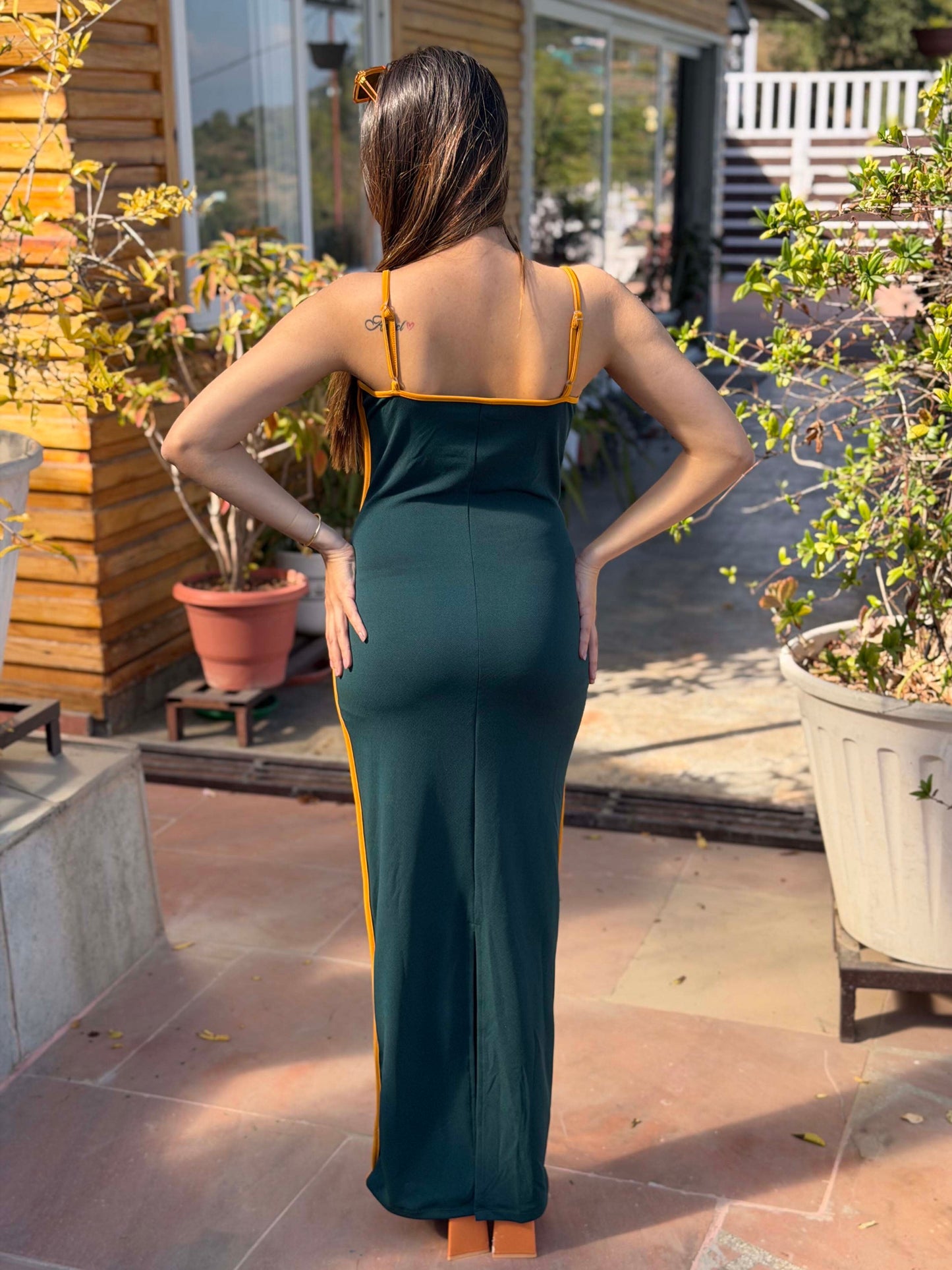TANDUL Women Stunning Green Dress