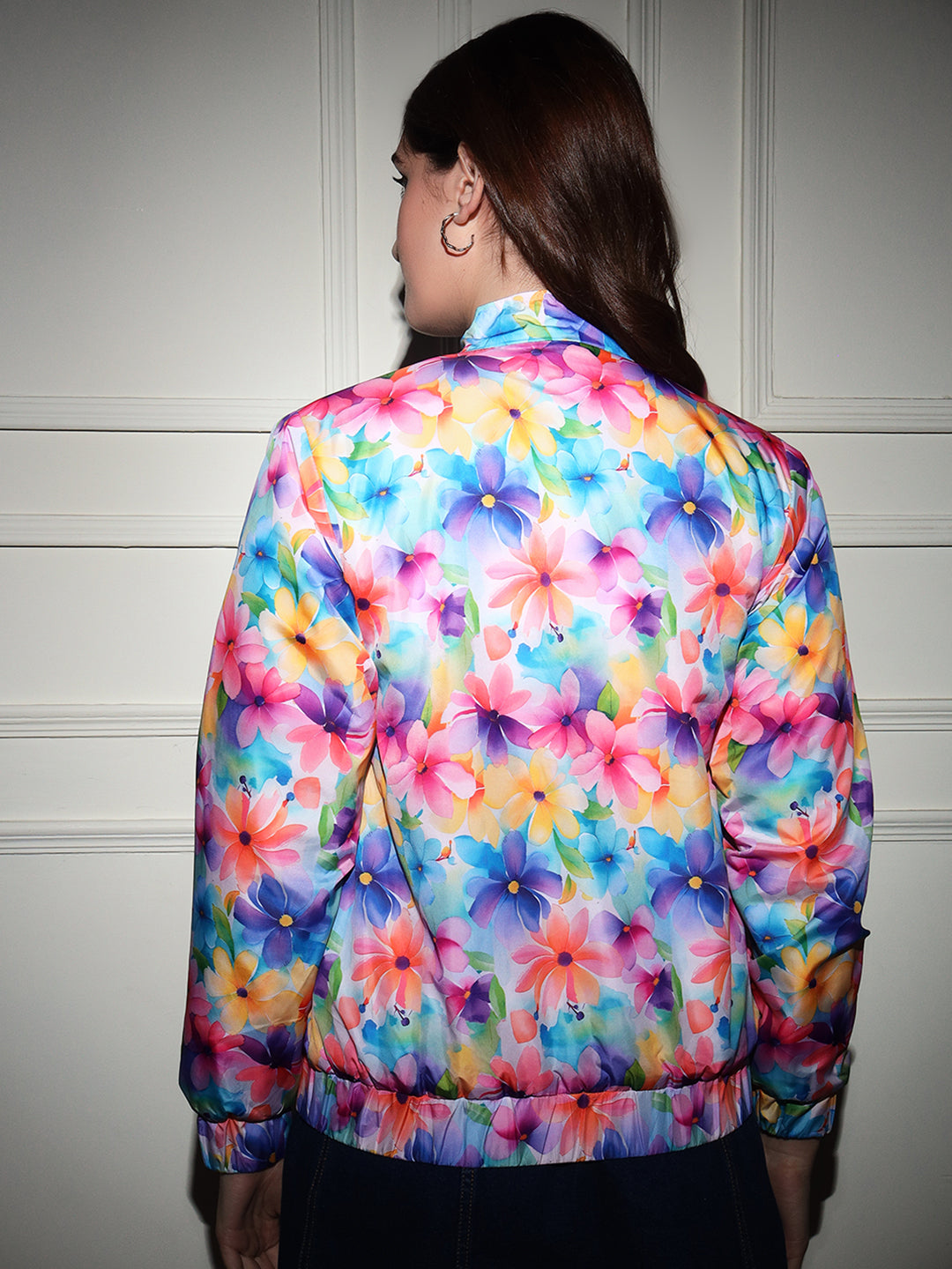 TANDUL  Women Floral Print Puffer Jacket