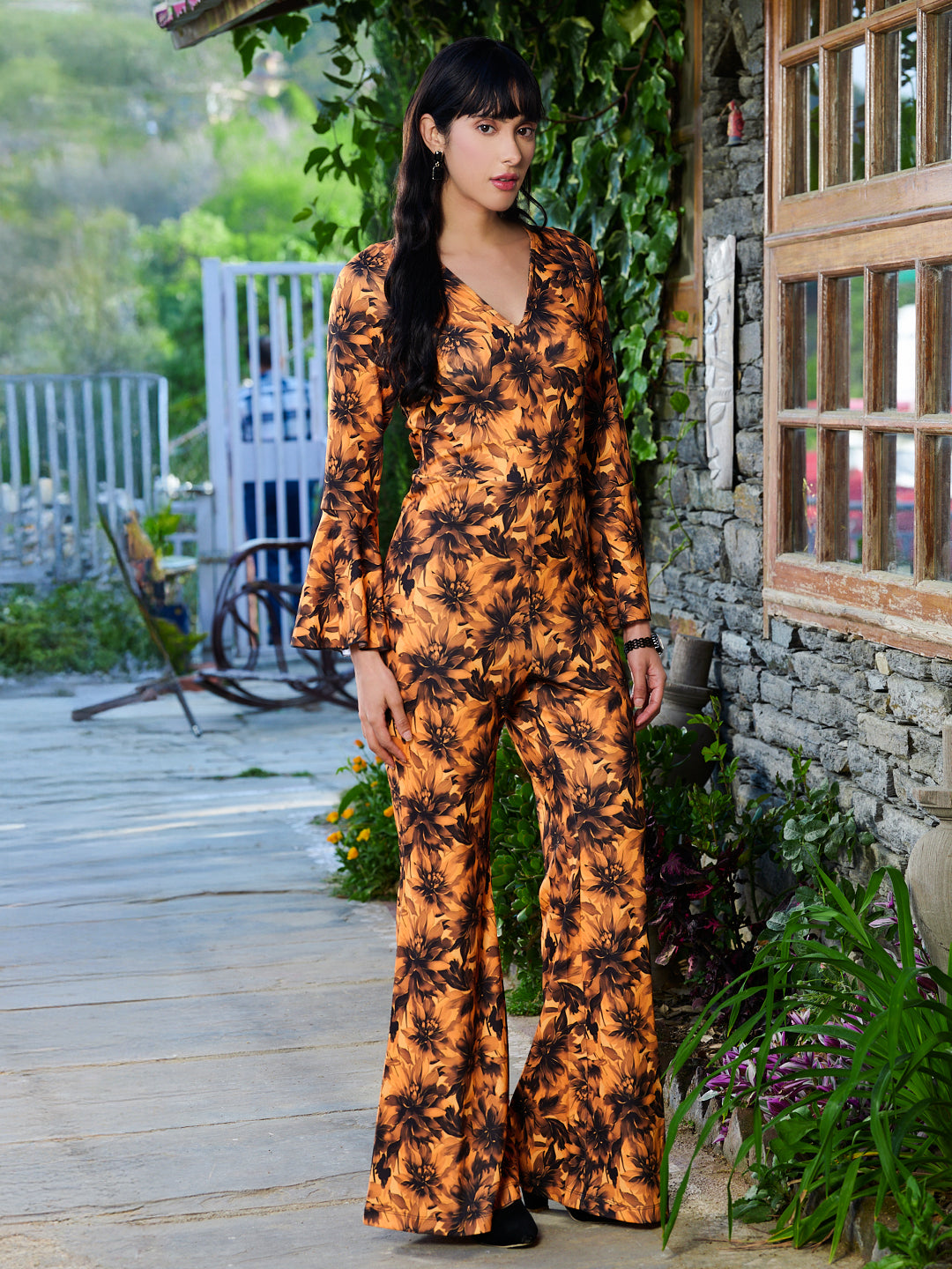 TANDUL Women Sunflower Printed Jumpsuit