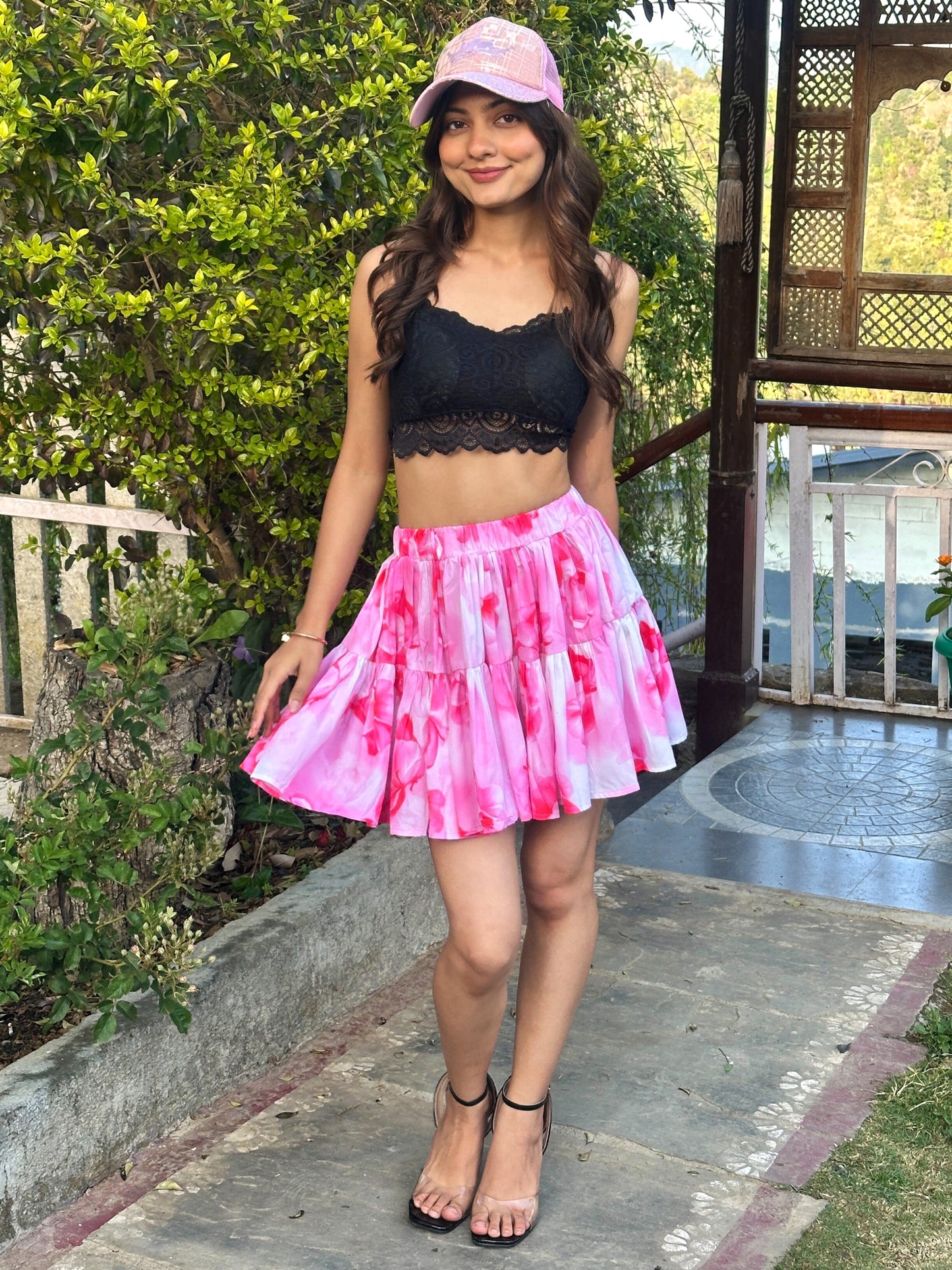 TANDUL Women Pink Floral Printed  Skirt