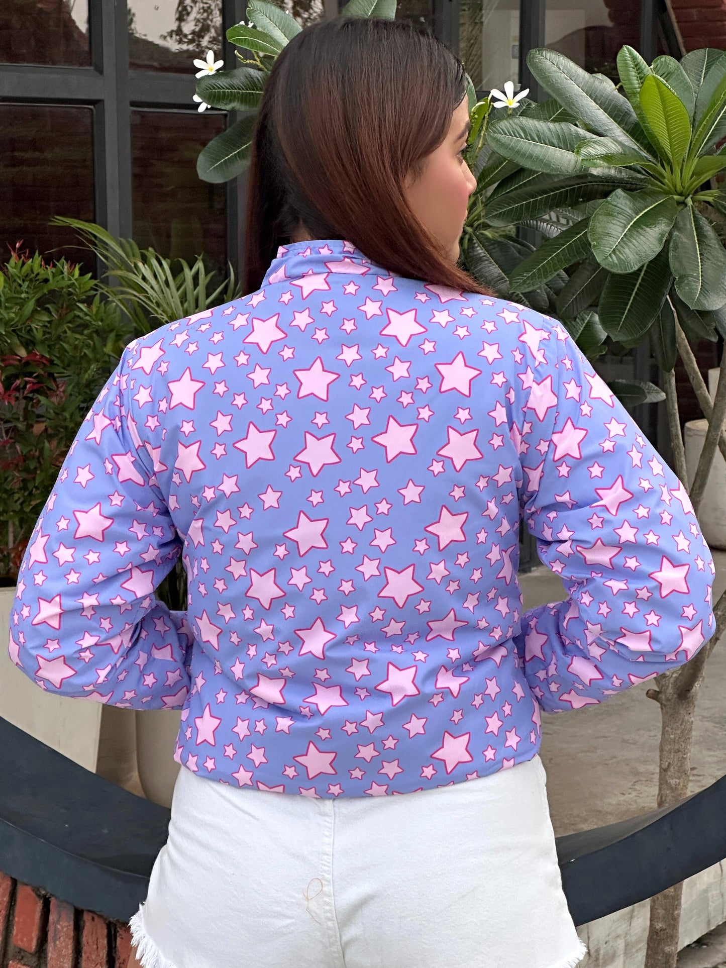 TANDUL Women Stunning Purple Puffer Jacket