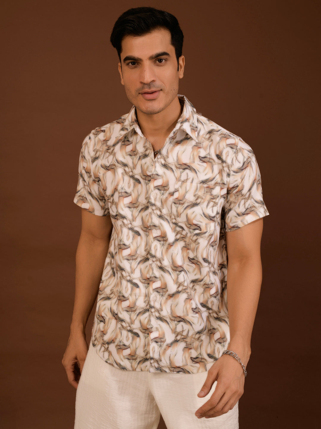 TANDUL  Men Regular Fit Printed Casual Shirt