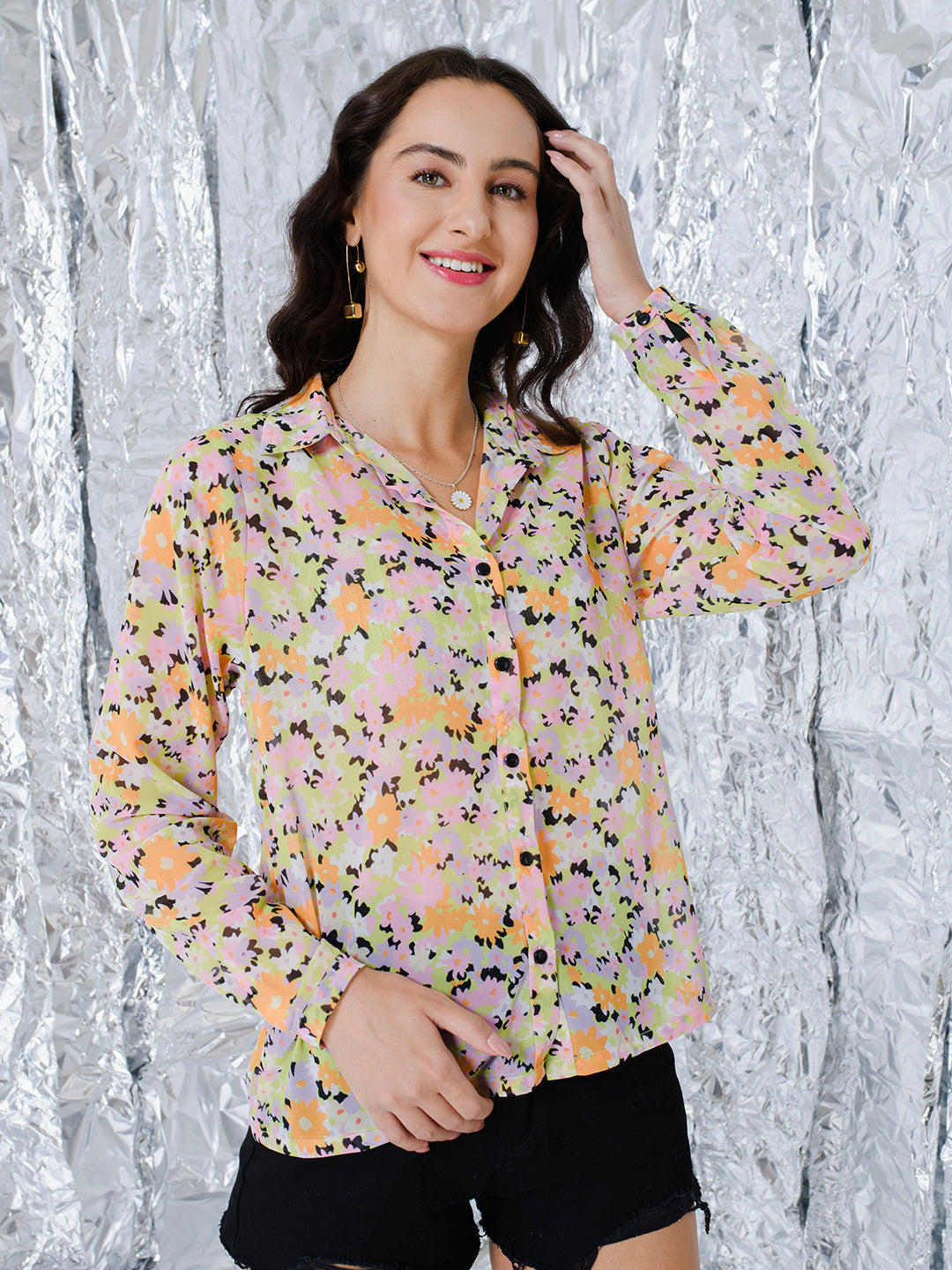 TANDUL  Women Regular Fit Printed Casual Shirt