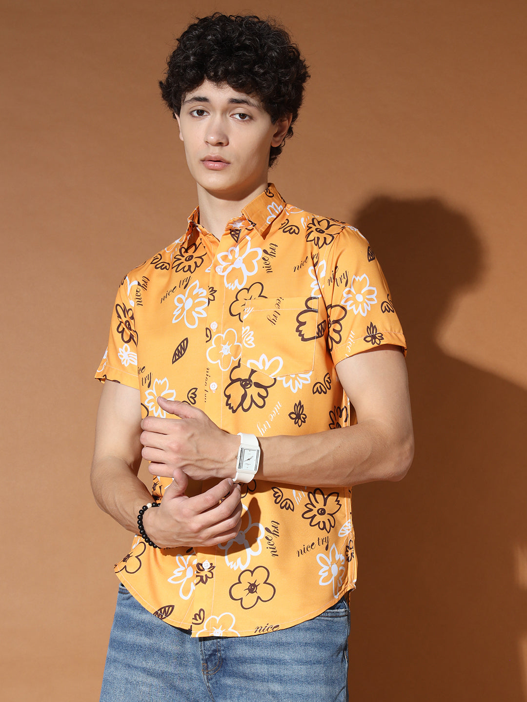 TANDUL  Men Regular Fit Printed Casual Shirt