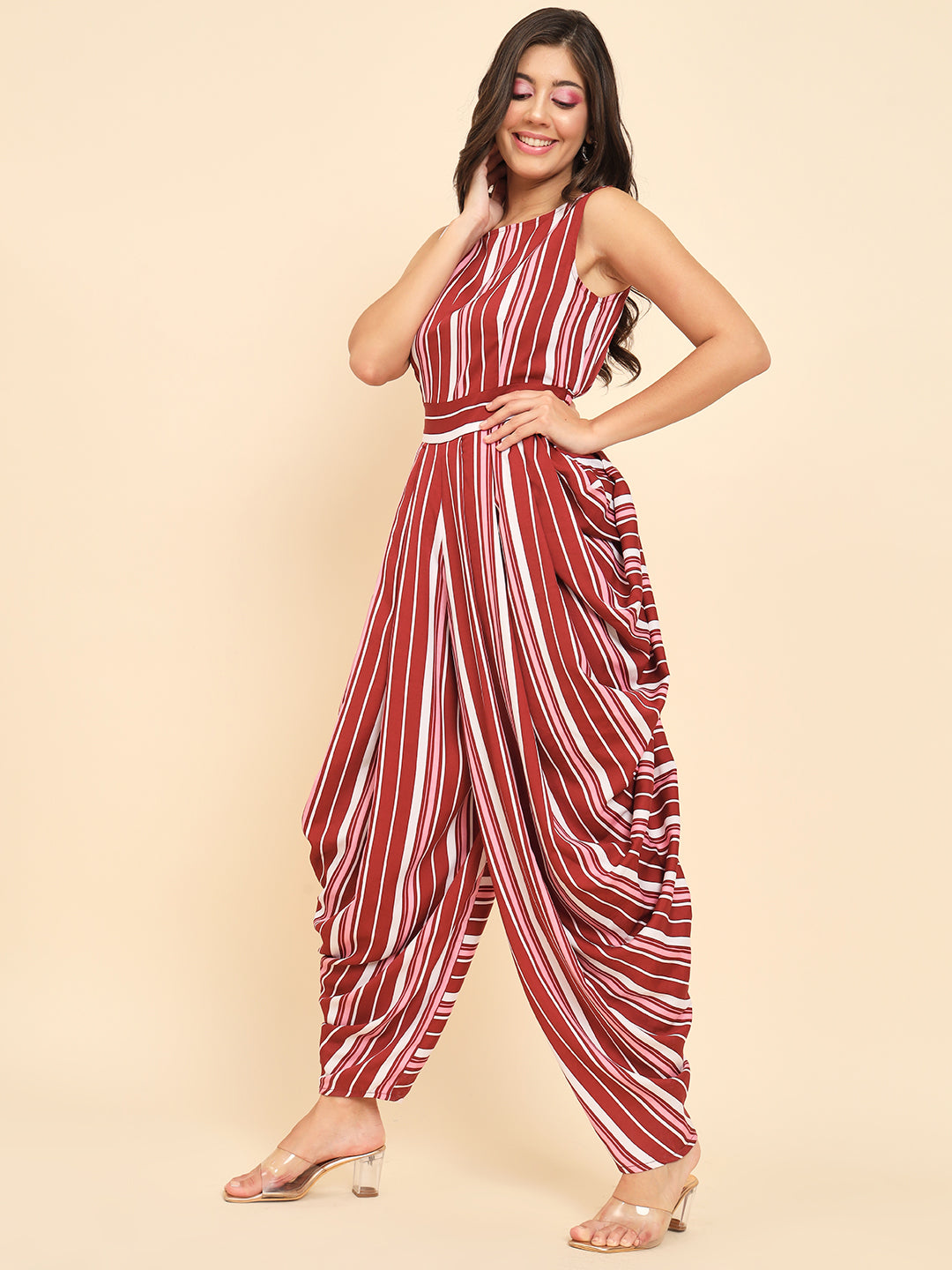 TANDUL Striped Women Jumpsuit