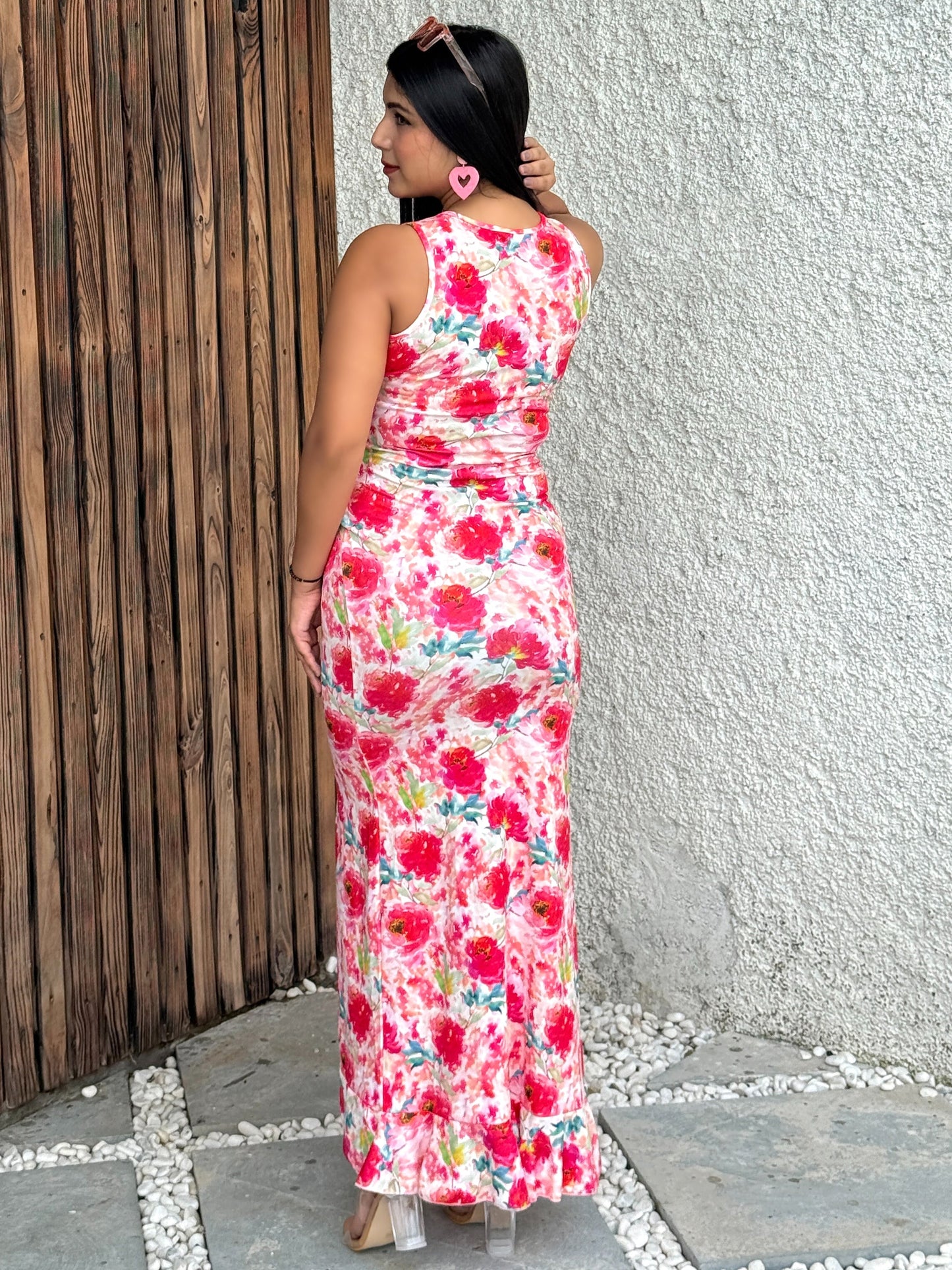 TANDUL Women Pink Floral Dress