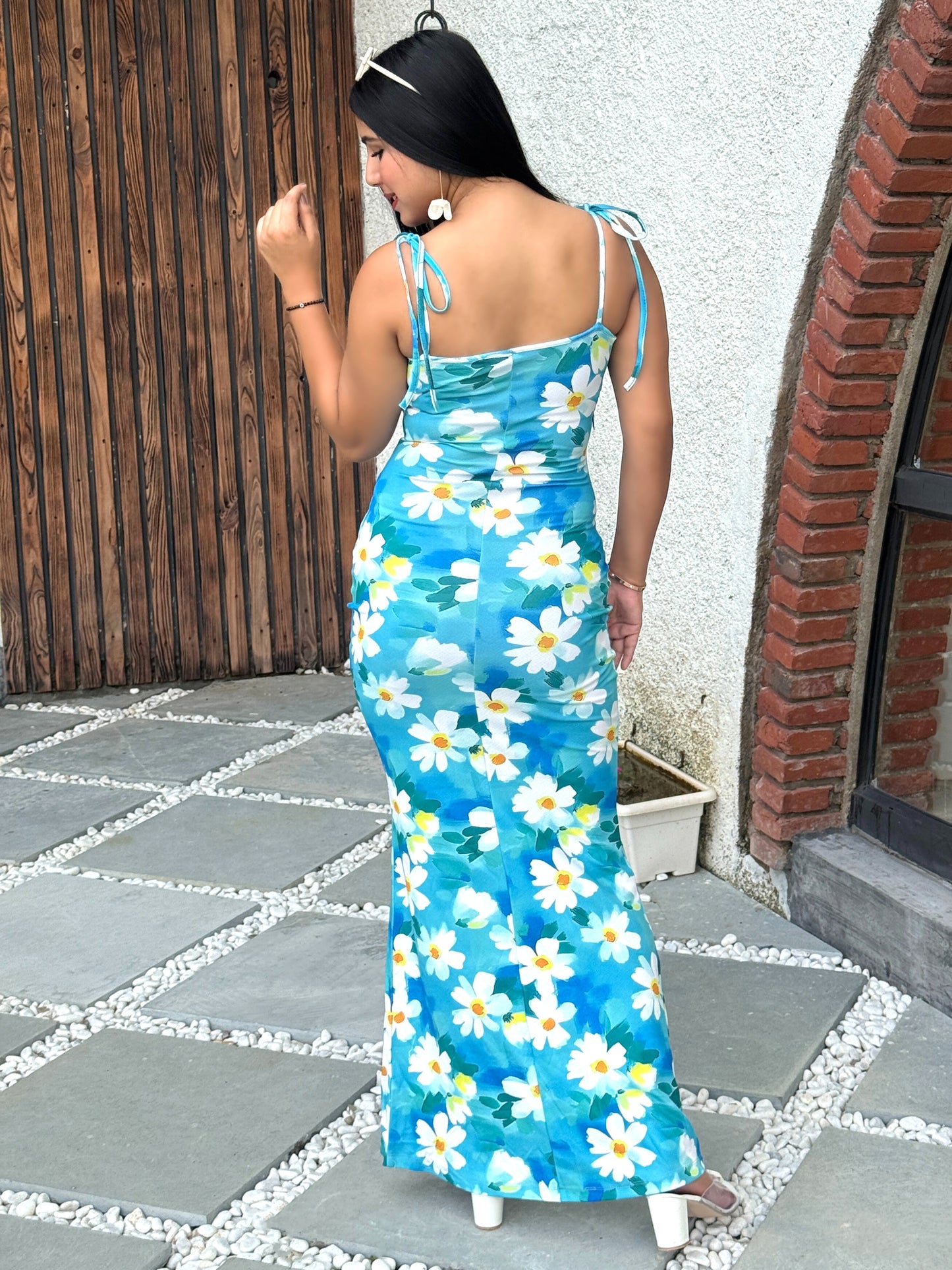 TANDUL Women White Flower Printed Dress