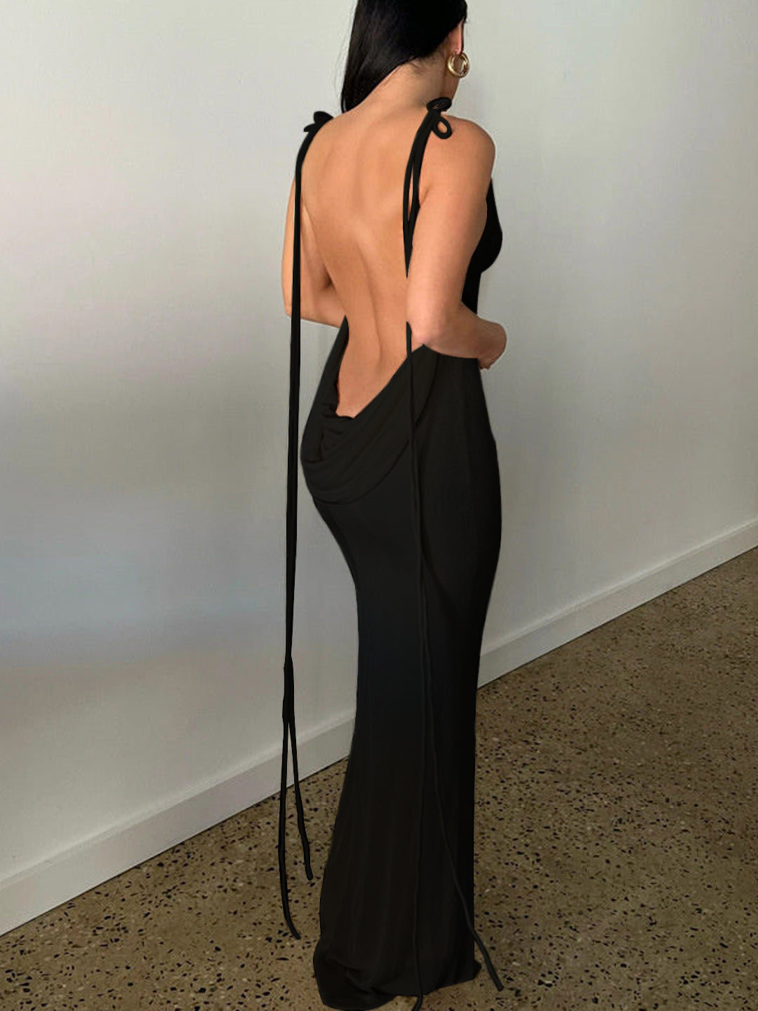 TANDUL  Women Bodycon Black Dress