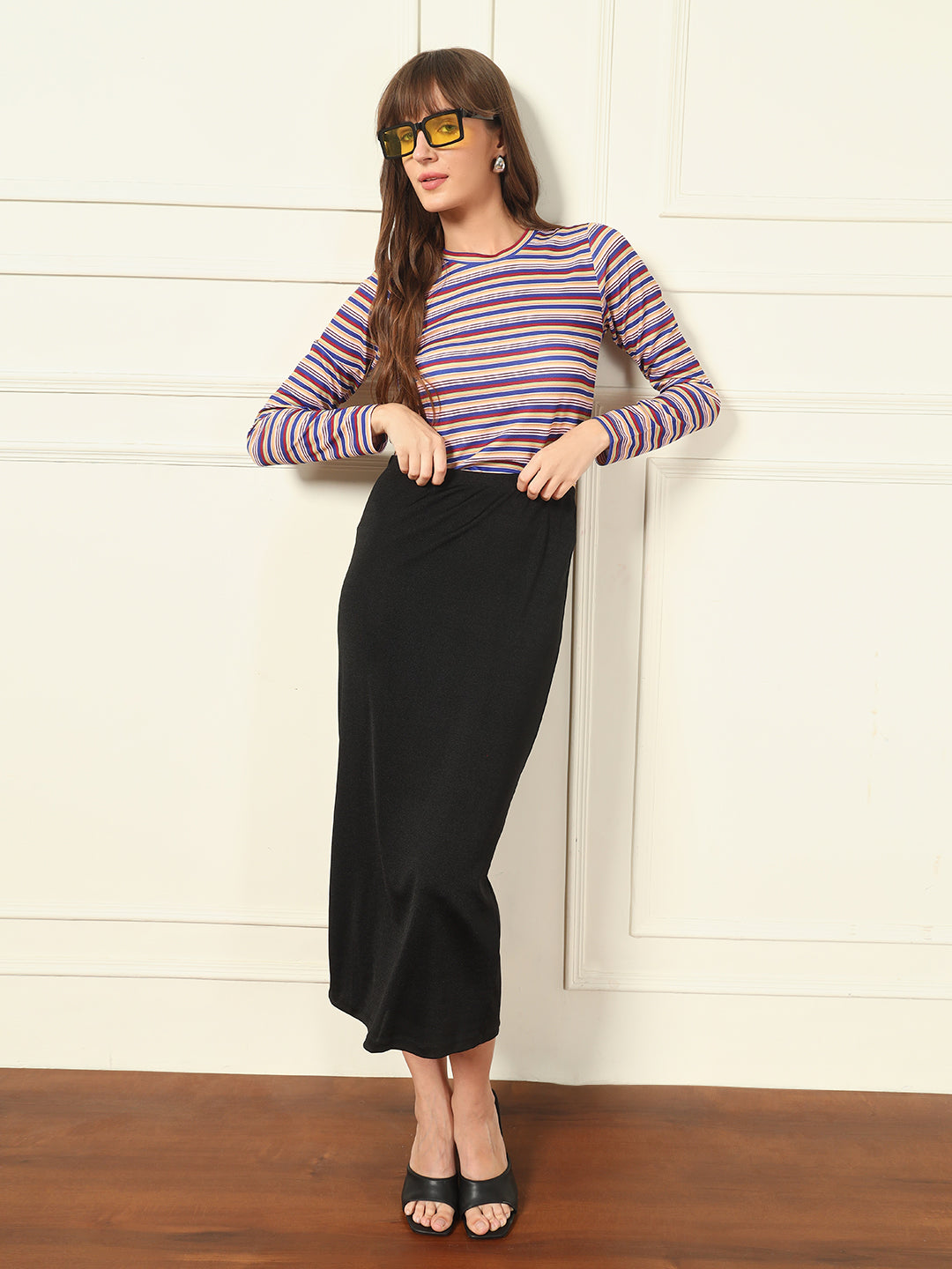 Casual Regular Sleeves Printed Women Multicolor Top