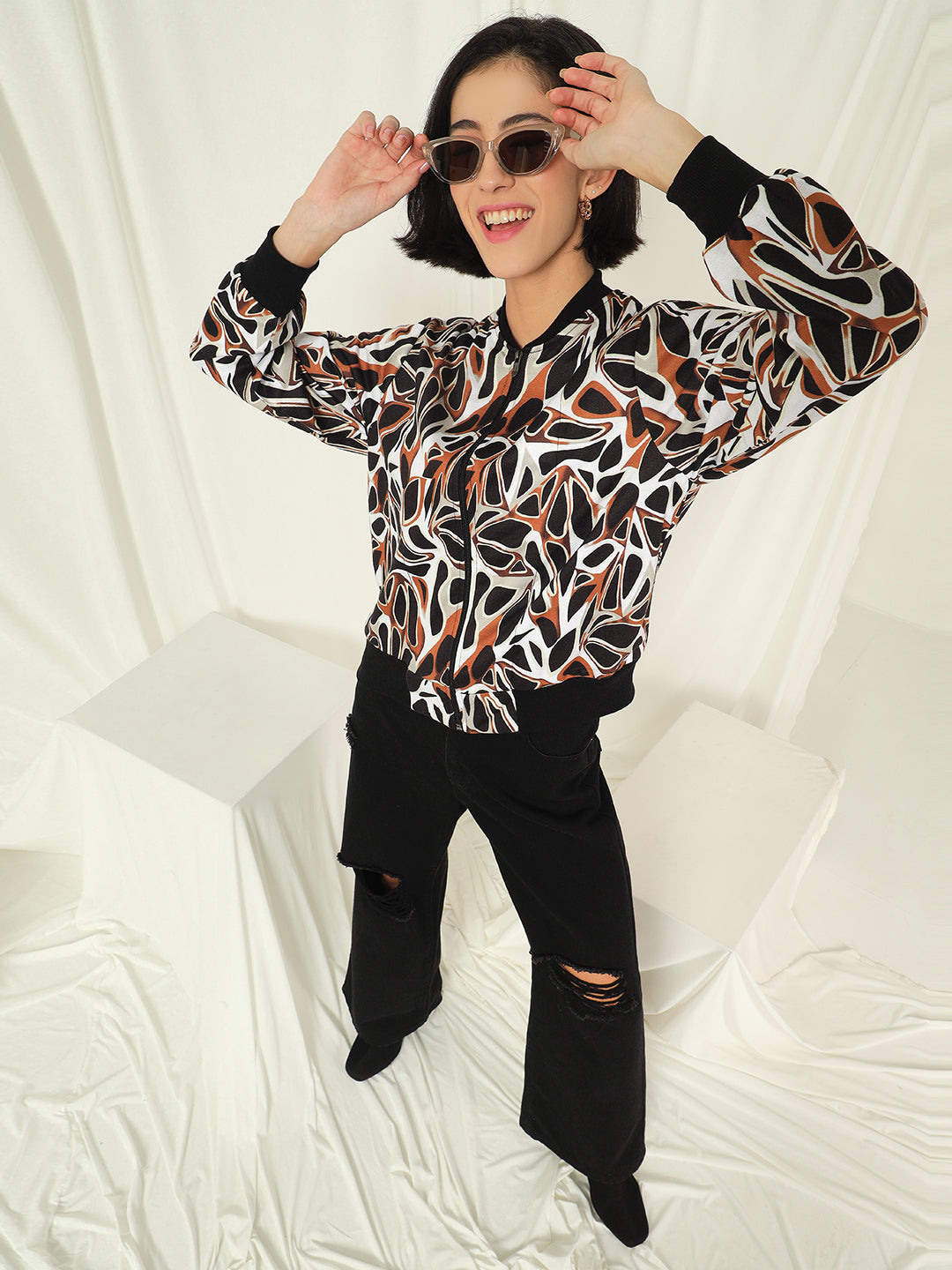 TANDUL  Women Printed Tailored Jacket
