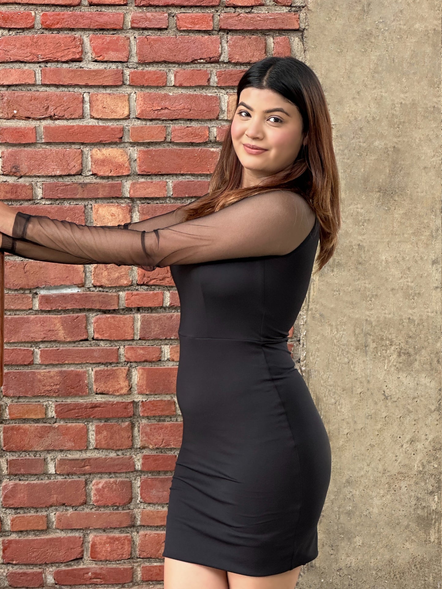 TANDUL Women Stunning Black Dress