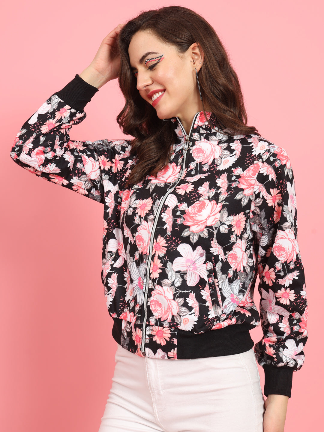 TANDUL  Women Printed Casual Jacket